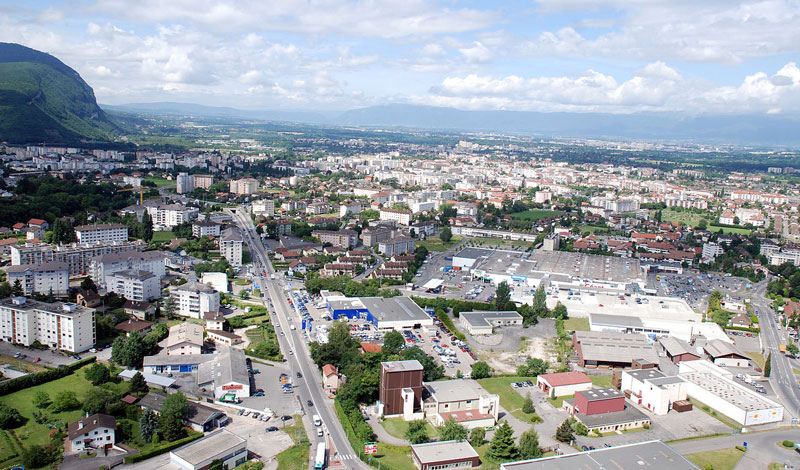 Vue de la ville d'Annemasse